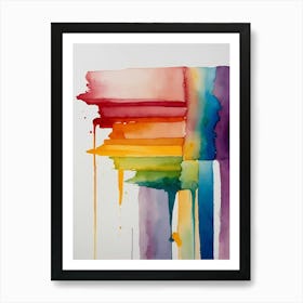 Rainbow Painting Art Print