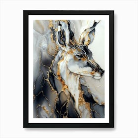 Gazelle Abstract Art Print