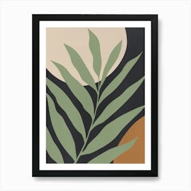 Floral and tropical botanical 8 Art Print