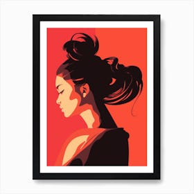 Portrait Of A Woman 56 Art Print