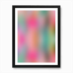 Colors Blooming | 06 – Aura Gradient Art Print