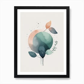 Abstract Watercolor Painting 1 Art Print