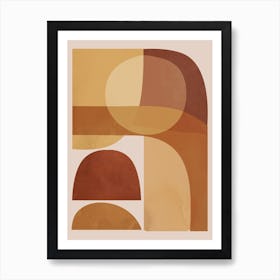 Abstract Minimal Shapes 215 Art Print