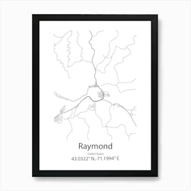 Raymond Terrace,Australia Minimalist Map Art Print