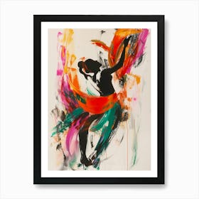 abstract Dancer Art Print