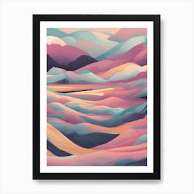 Abstract Landscape Painting 7 Art Print