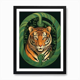 Tiger In The Jungle 32 Art Print