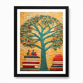 Tree Of Books 3 Art Print