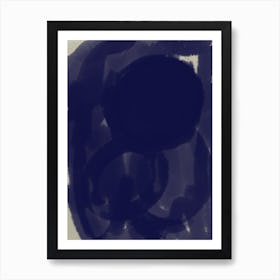 Into Deep Blue Art Print