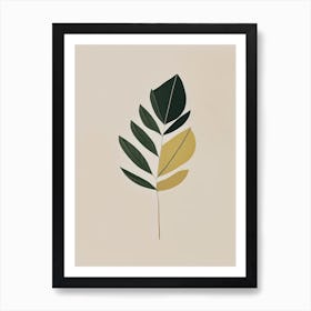 Curry Leaf Herb Simplicity Art Print