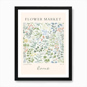 Flower Market 7 Art Print