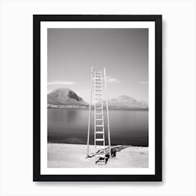 San Vito Lo Capo, Italy, Black And White Photography 3 Art Print