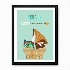 Friends Nursery Art Print