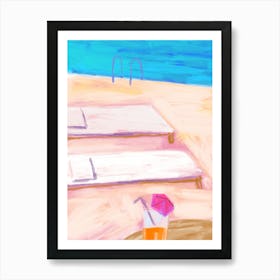 Pool Day Art Print