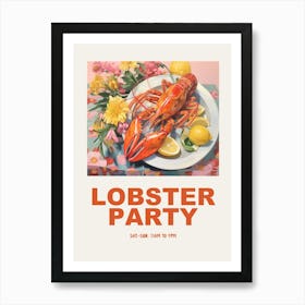 Lobster Party Art Print