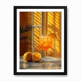 Aperol Spritz Orange 11 Art Print