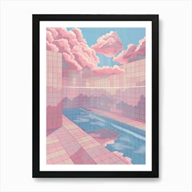 Pink Clouds In The Sky 7 Art Print