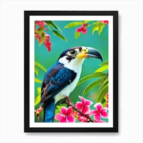 Falcon 1 Tropical bird Art Print