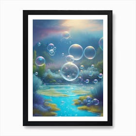 Bubbles In The Water Art Print