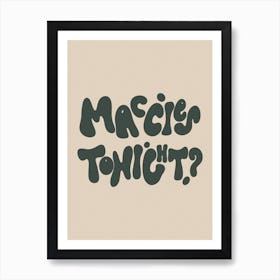 Maccies Tonight? Kitchen/Dining Room 2 Art Print