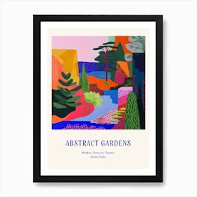 Colourful Gardens Matthaei Botanical Gardens Usa 1 Blue Poster Art Print