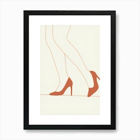 Woman'S Legs Art Print