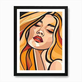 Portrait Of A Woman 385 Art Print