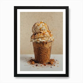 Ice Cream In A Cup 1 Art Print