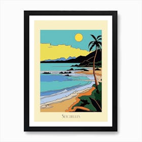 Poster Of Minimal Design Style Of Seychelles 8 Art Print