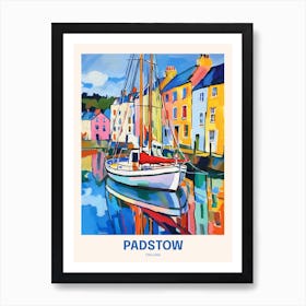 Padstow England 5 Uk Travel Poster Art Print