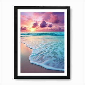 smooth ocean Art Print