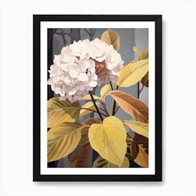 Hydrangea 1 Flower Painting Art Print