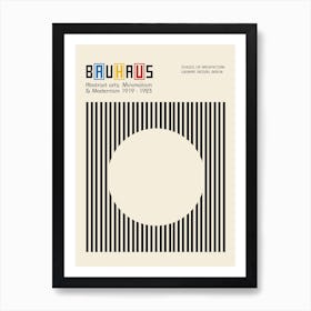 Bauhaus Cirlce Art Print