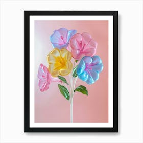 Dreamy Inflatable Flowers Impatiens 2 Art Print