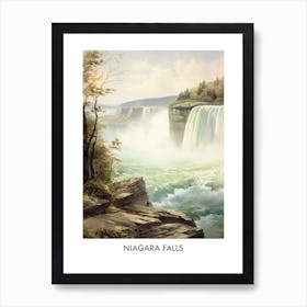 Niagara Falls Watercolor 4travel Poster Art Print