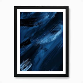 Abstract Blue Painting 16 Art Print