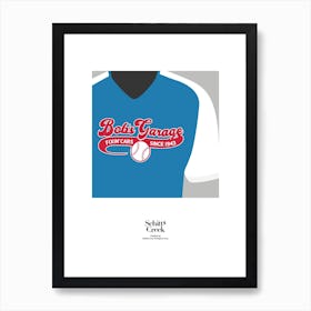 Schitts Bobs Garage Baseball Shirt Affiche