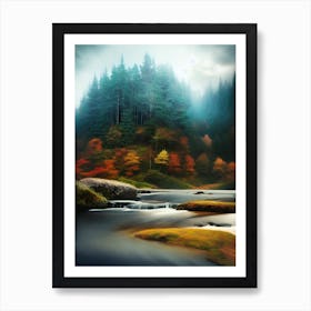 Autumn River 4 Art Print