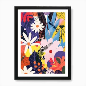 Abstract Floral Pattern 7 Poster