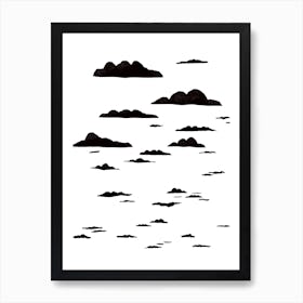 Up In The Clouds Art Print