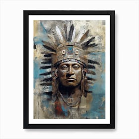 Ancient Whispers: Native American Art and Traditions Art Print