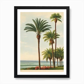 Newport Beach California Vintage Art Print