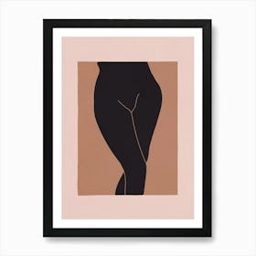 Minimal Thighs 2 Art Print