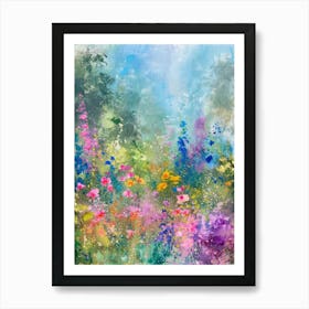  Floral Garden Wild Bloom 6 Art Print