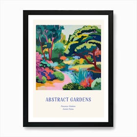 Colourful Gardens Descanso Gardens Usa 3 Blue Poster Art Print