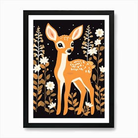 Baby Animal Illustration  Deer 5 Art Print