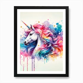 Unicorn Painting Art Print