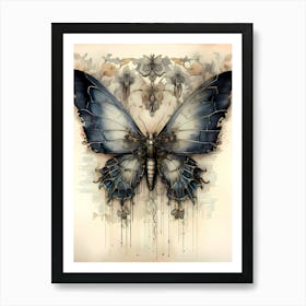 scarpbook butterfly Art Print