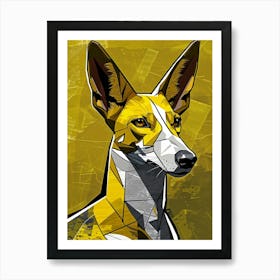 Yellow Foxhound Art Print