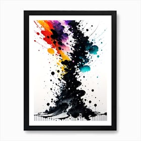 Splatter Painting 11 Art Print